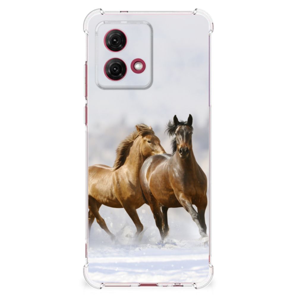 Motorola Moto G84 Case Anti-shock Paarden
