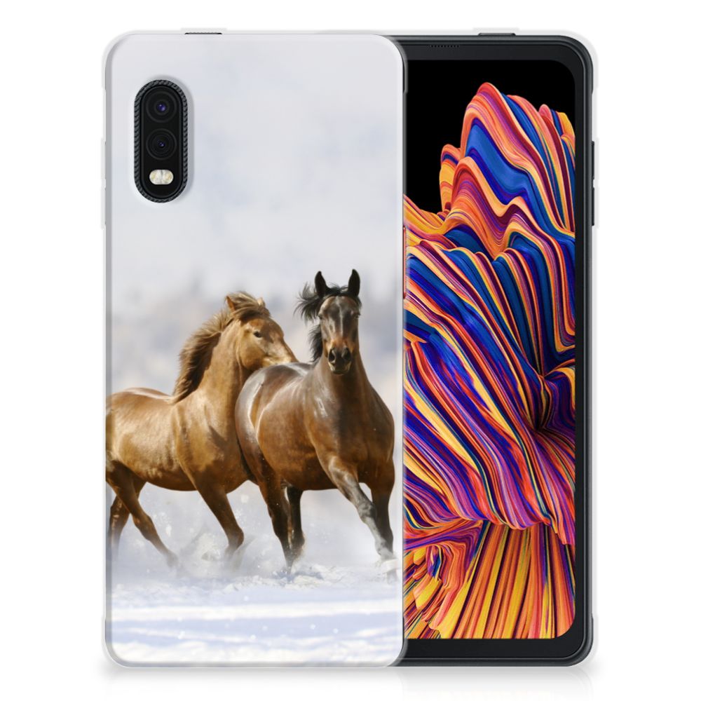 Samsung Xcover Pro TPU Hoesje Paarden