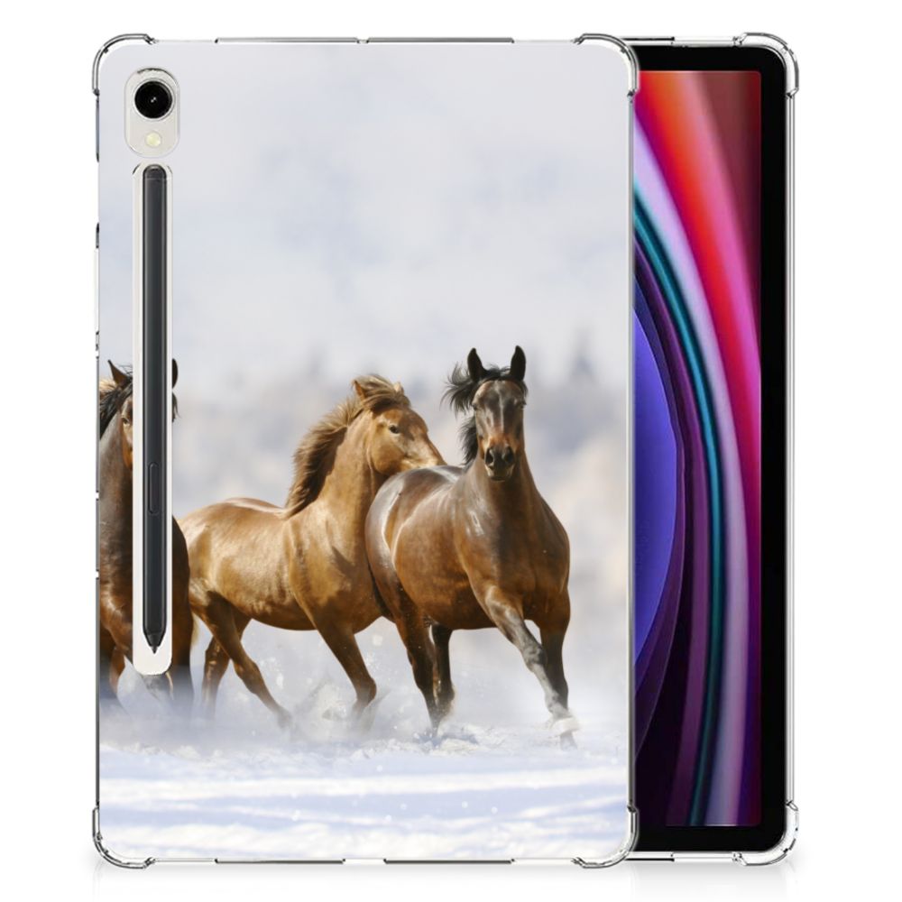 Samsung Galaxy Tab S9 Back Case Paarden