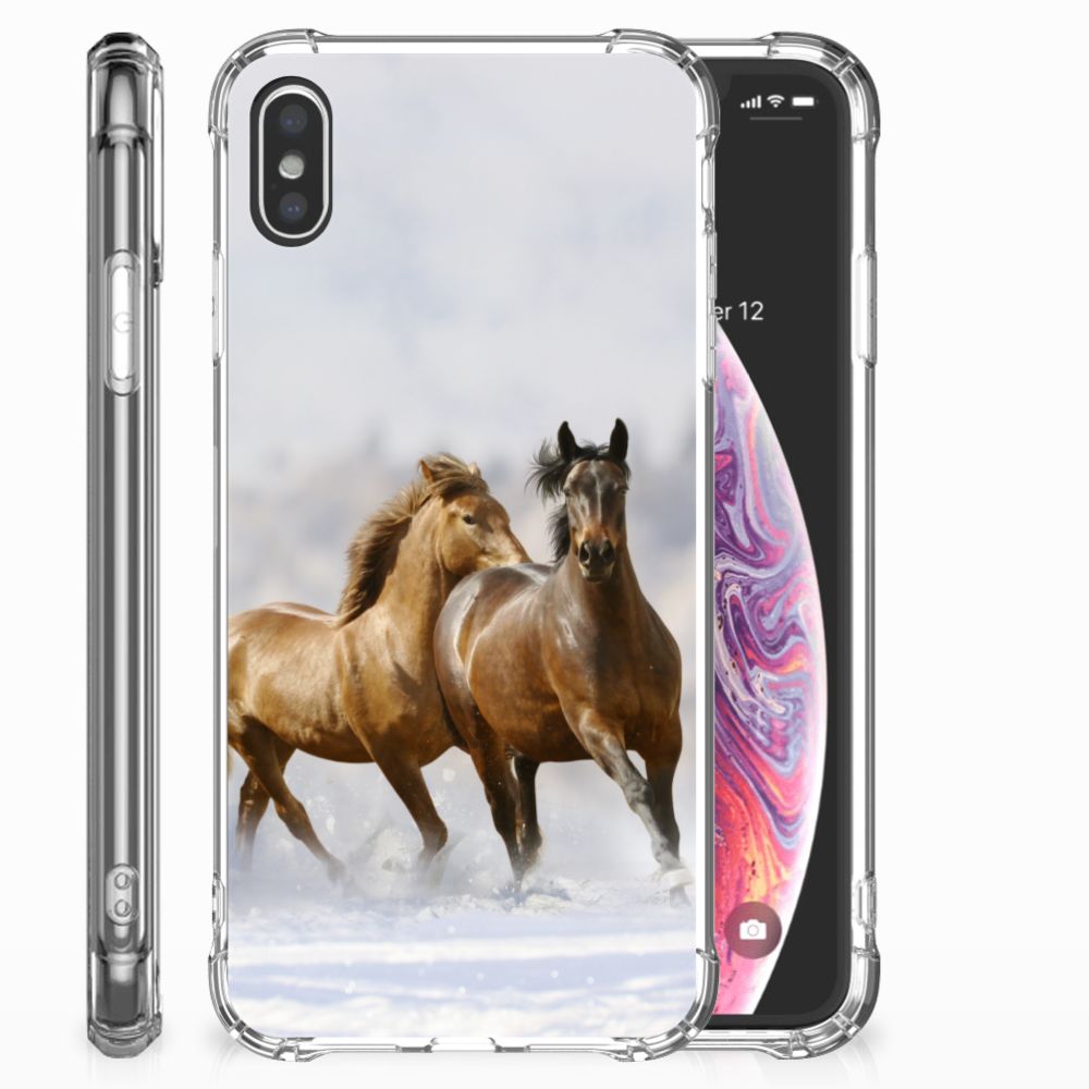Apple iPhone Xs Max Case Anti-shock Paarden