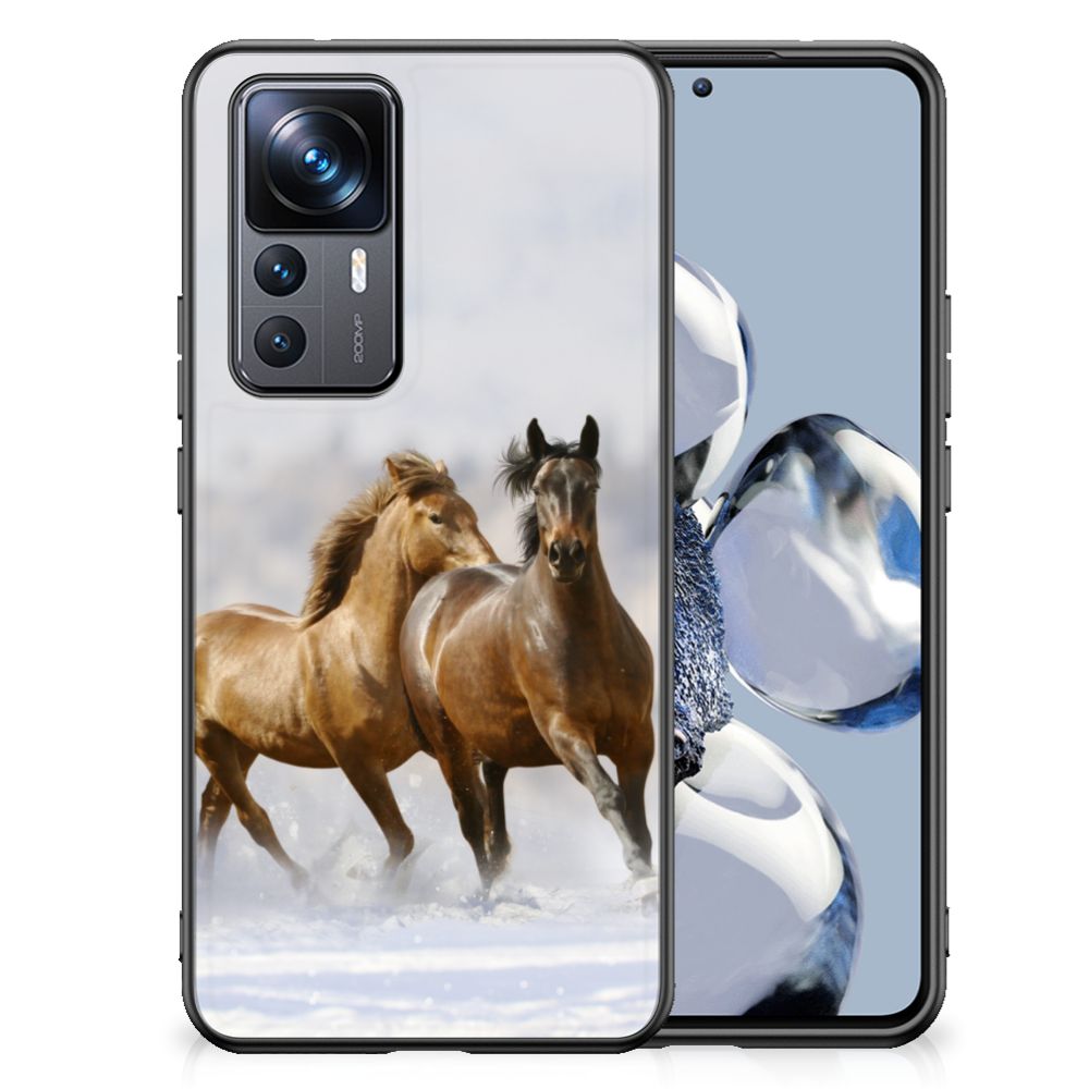 Xiaomi 12T | 12T Pro Dierenprint Telefoonhoesje Paarden