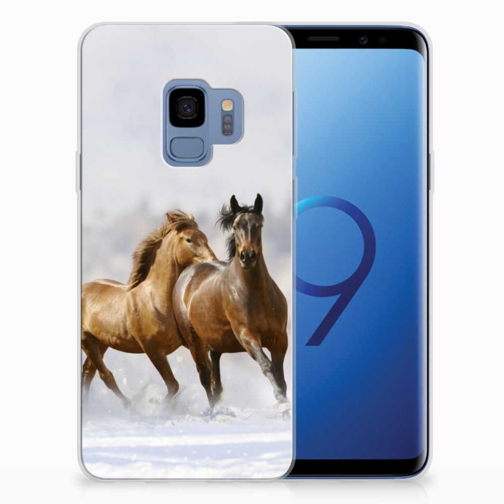 Samsung Galaxy S9 TPU Hoesje Paarden