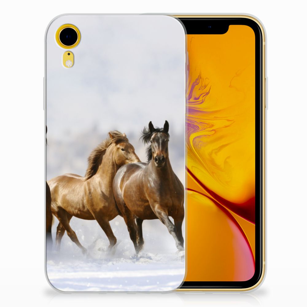 Apple iPhone Xr TPU Hoesje Paarden