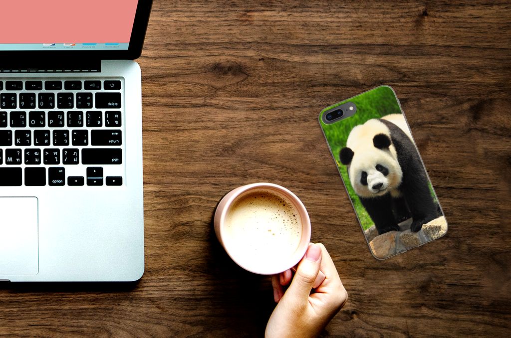 Apple iPhone 7 Plus | 8 Plus TPU Hoesje Panda
