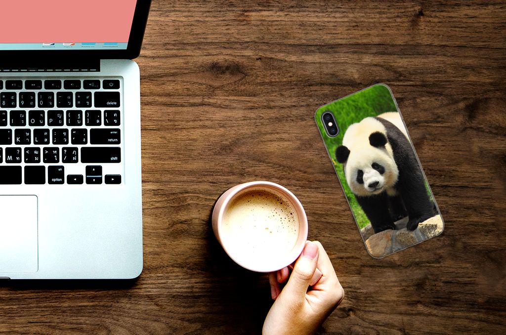 Apple iPhone Xs Max TPU Hoesje Panda