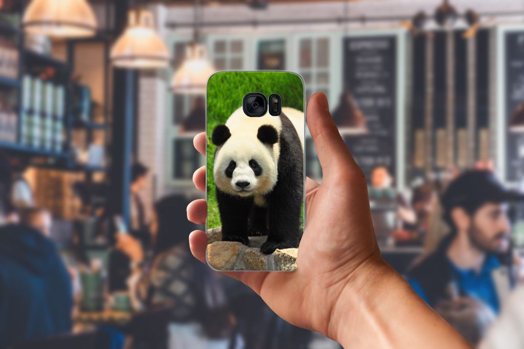 Samsung Galaxy S7 TPU Hoesje Panda