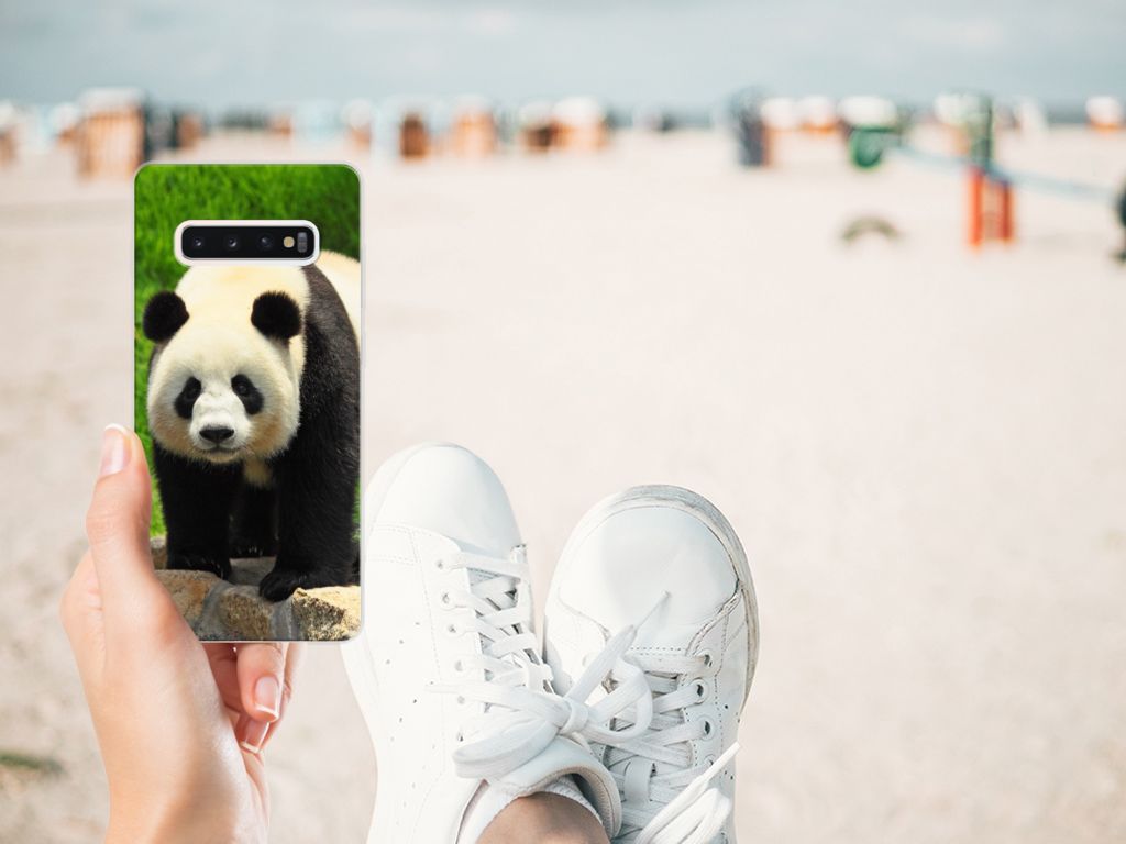 Samsung Galaxy S10 Plus TPU Hoesje Panda