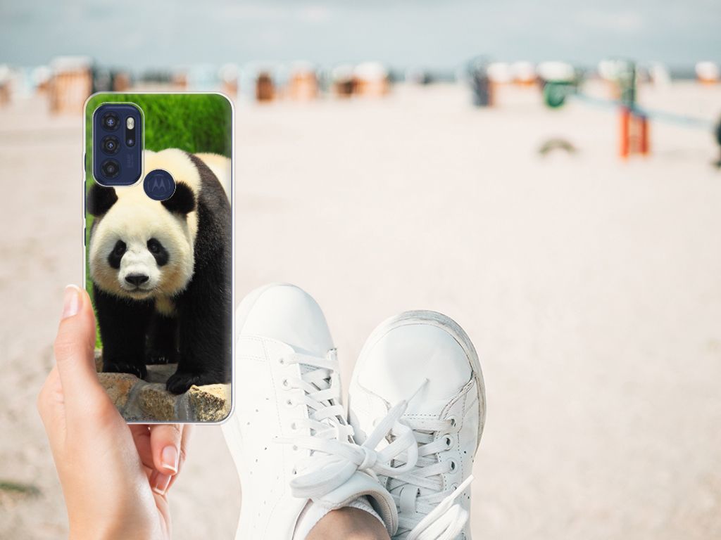 Motorola Moto G60s TPU Hoesje Panda