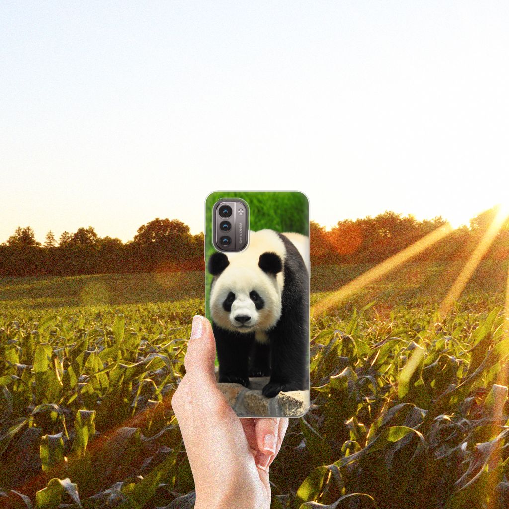 Nokia G21 | G11 TPU Hoesje Panda