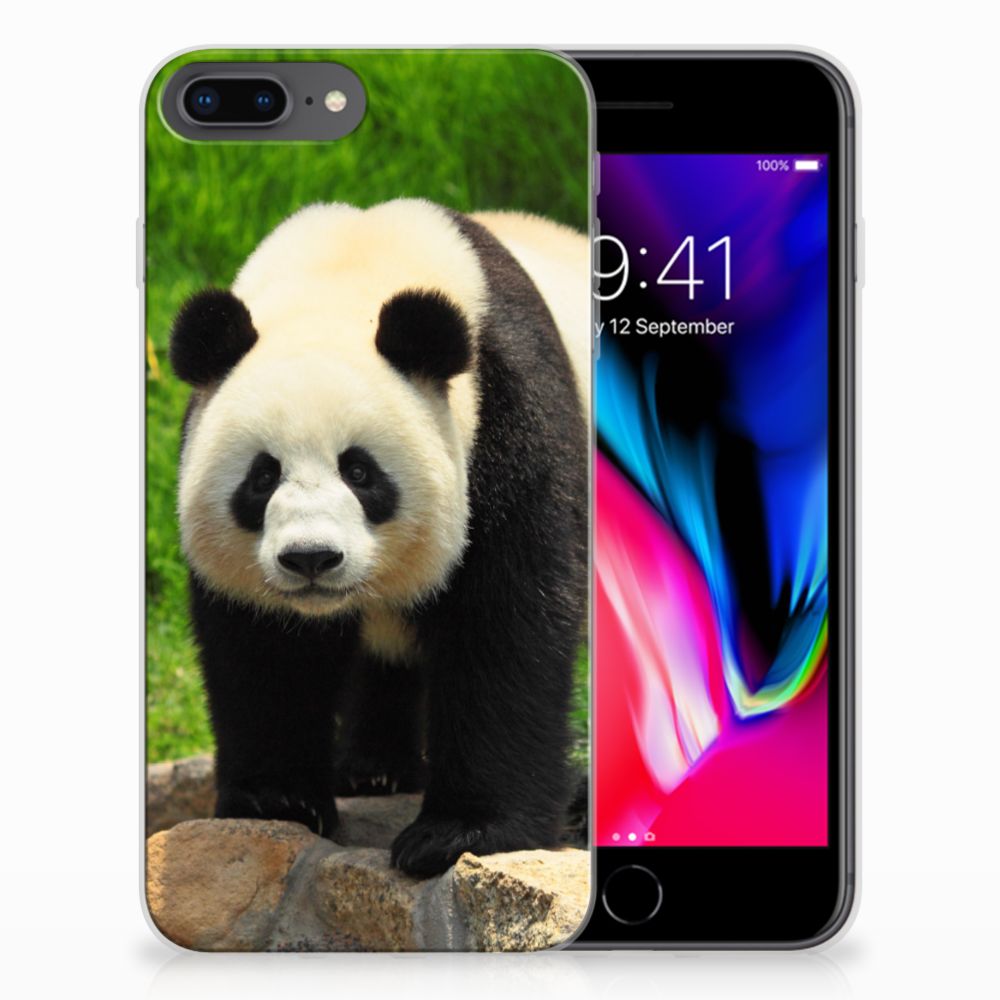 Apple iPhone 7 Plus | 8 Plus TPU Hoesje Design Panda
