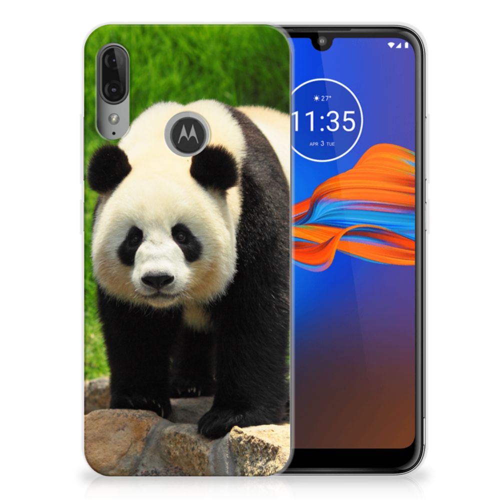 Motorola Moto E6 Plus TPU Hoesje Panda