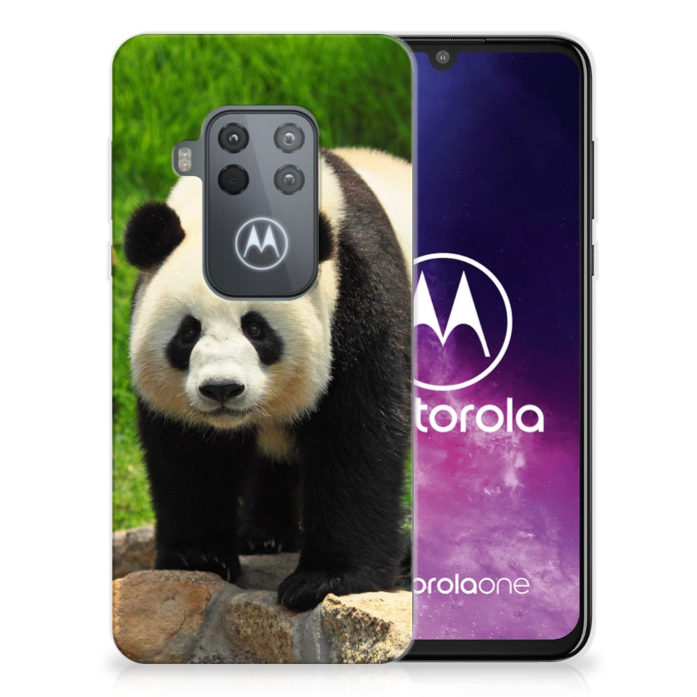 Motorola One Zoom TPU Hoesje Panda
