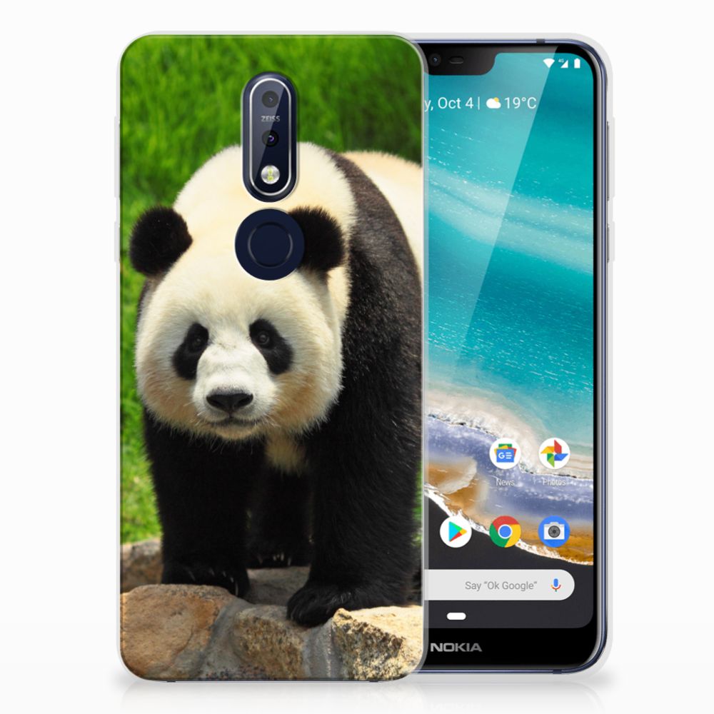 Nokia 7.1 TPU Hoesje Panda