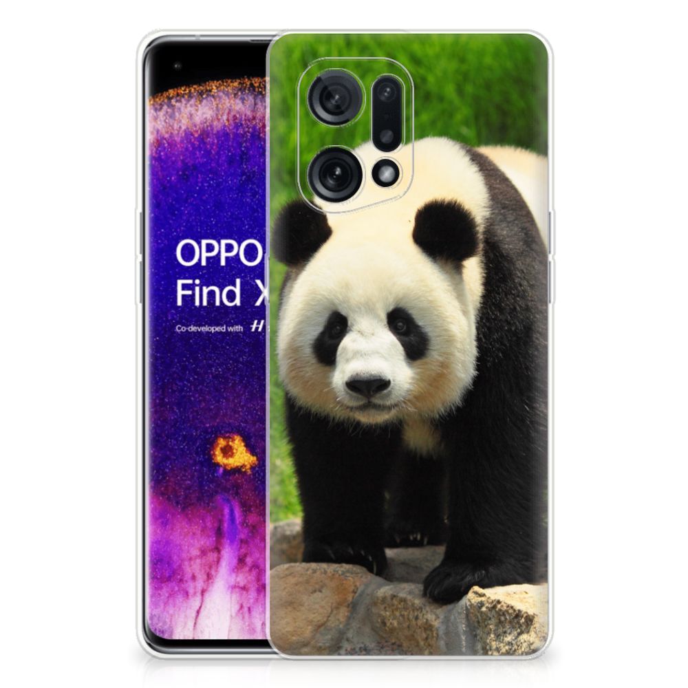 OPPO Find X5 TPU Hoesje Panda