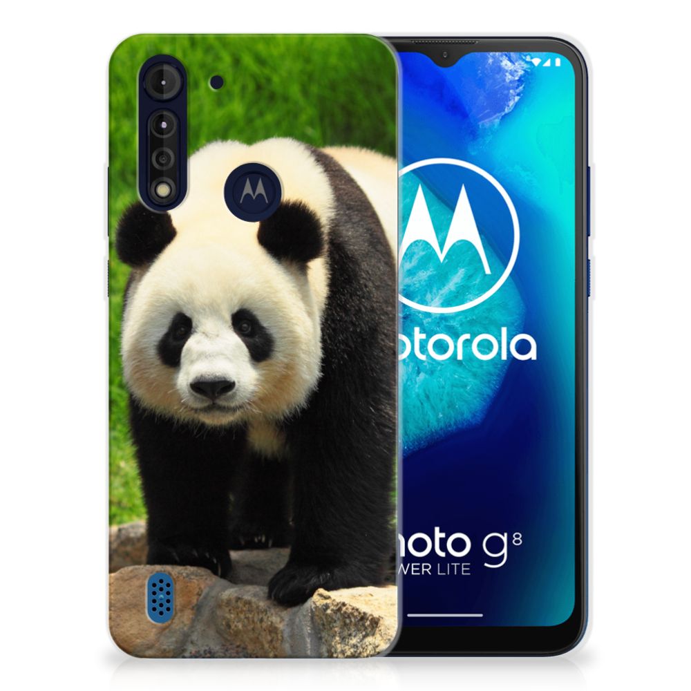 Motorola Moto G8 Power Lite TPU Hoesje Panda