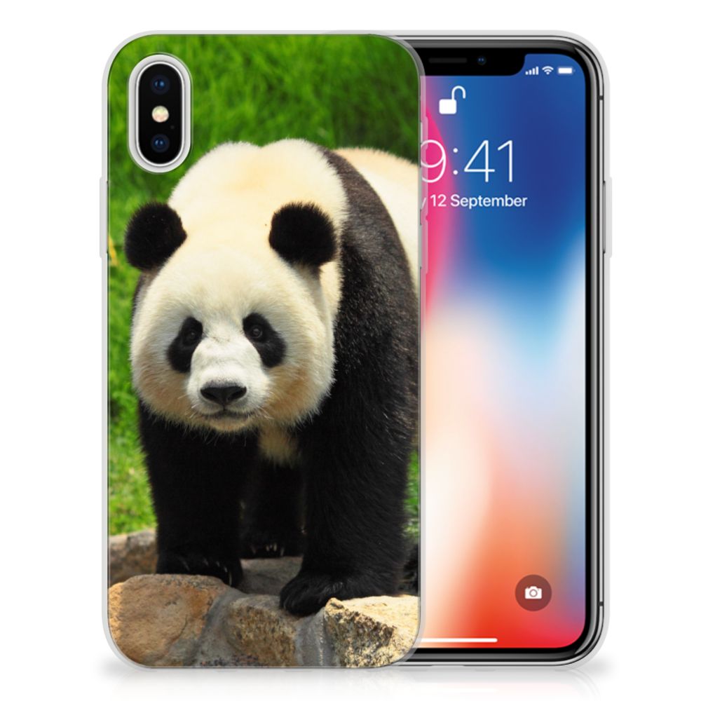 Apple iPhone X | Xs TPU Hoesje Panda