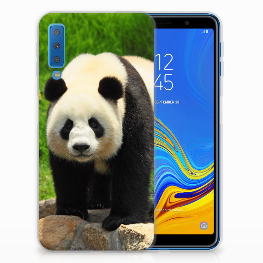 Samsung Galaxy A7 (2018) TPU Hoesje Panda