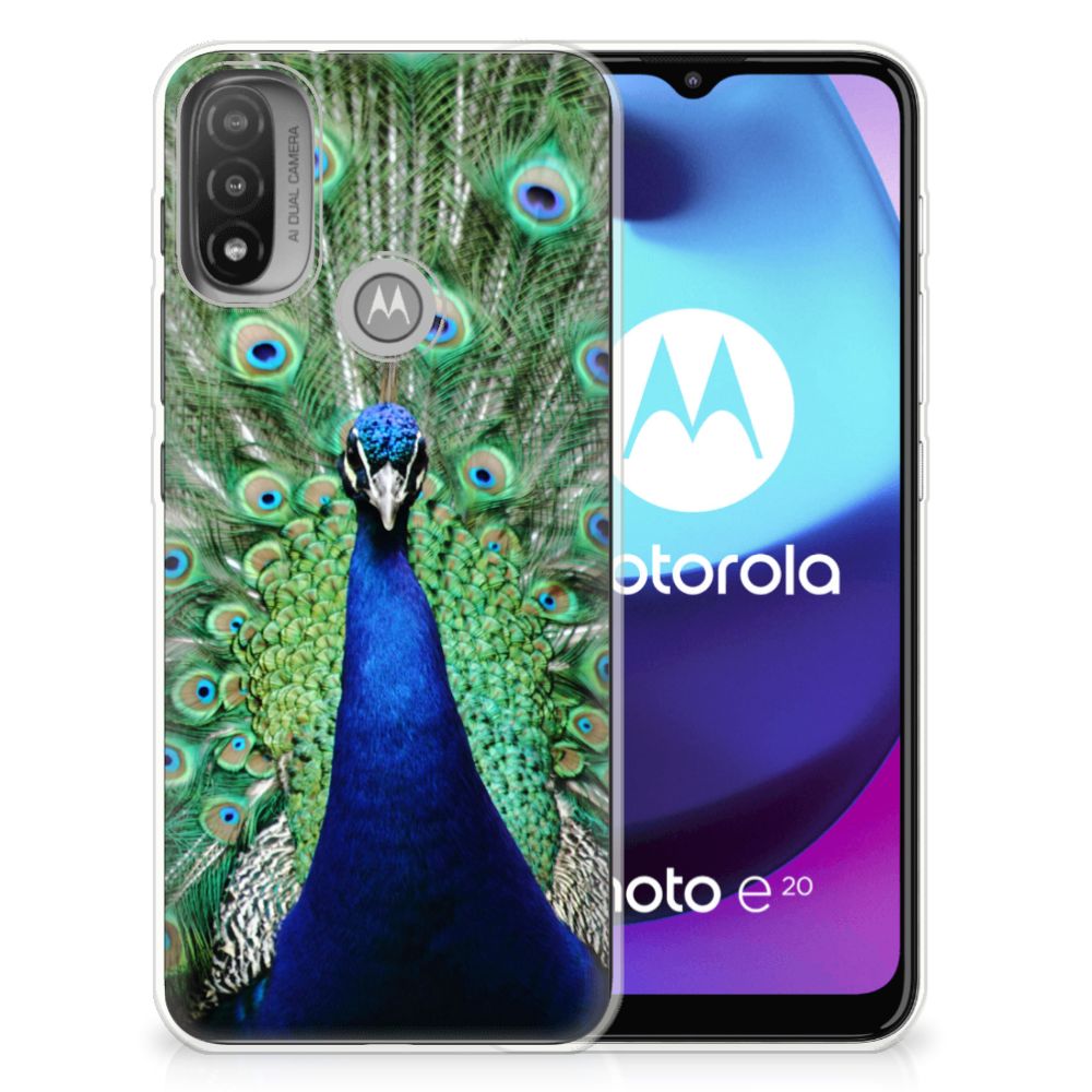 Motorola Moto E20 | E40 TPU Hoesje Pauw