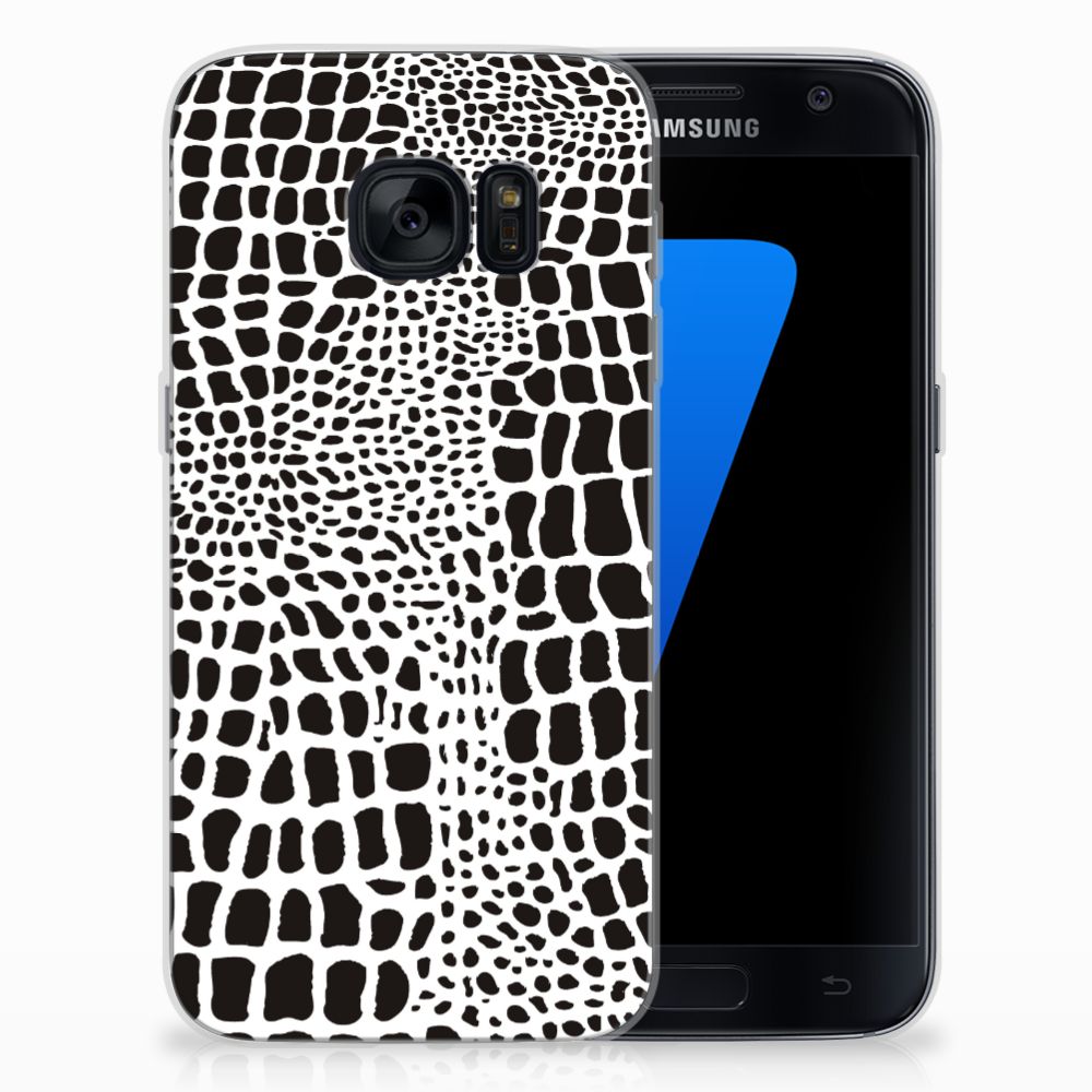 Samsung Galaxy S7 TPU Hoesje Slangenprint