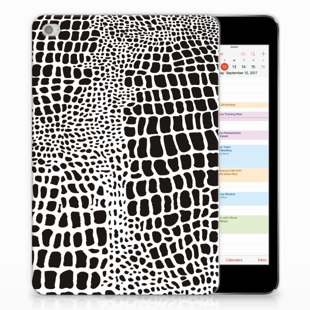 Apple iPad Mini 4 Uniek Tablethoesje Slangenprint