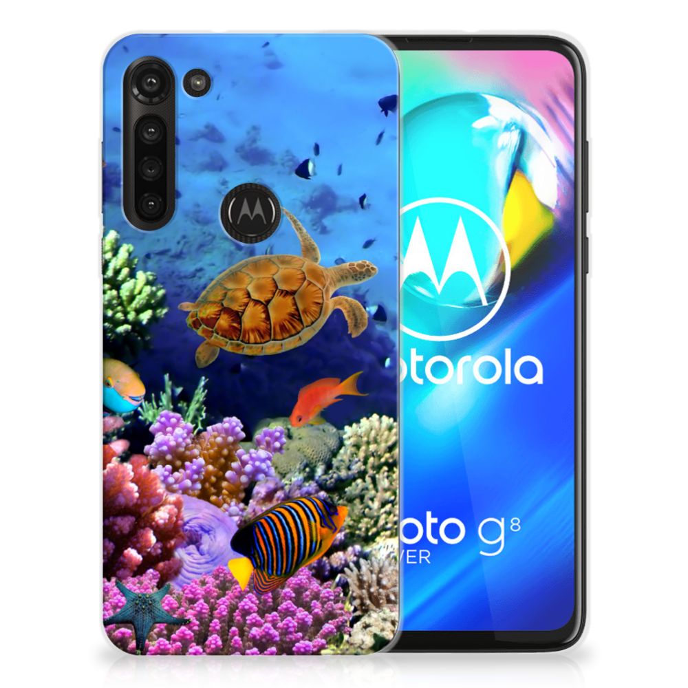 Motorola Moto G8 Power TPU Hoesje Vissen