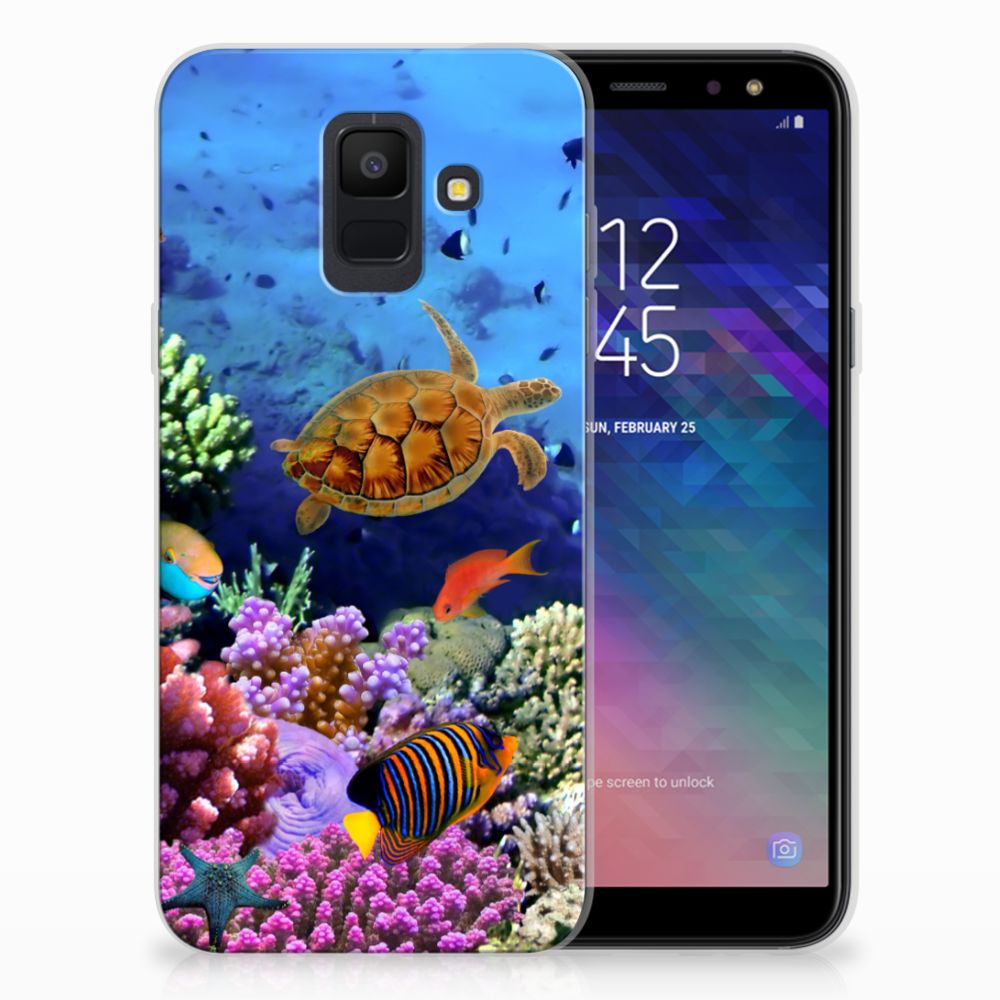 Samsung Galaxy A6 (2018) TPU Hoesje Vissen
