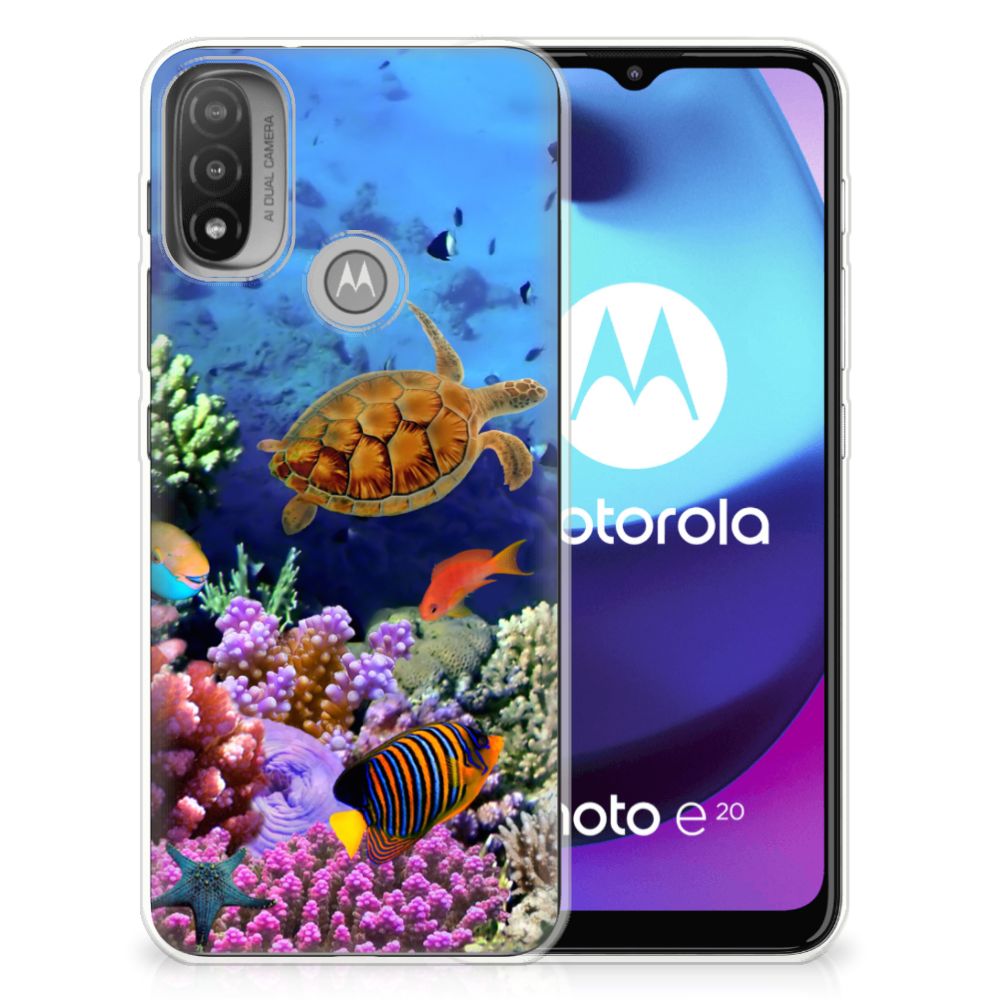 Motorola Moto E20 | E40 TPU Hoesje Vissen