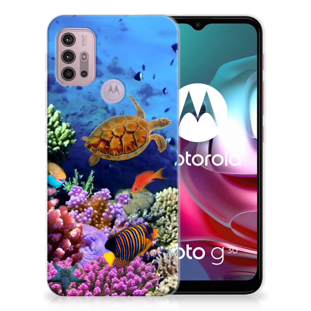 Motorola Moto G30 | G10 TPU Hoesje Vissen