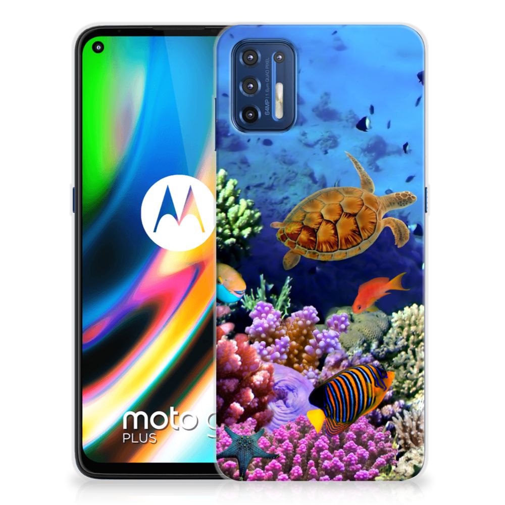 Motorola Moto G9 Plus TPU Hoesje Vissen