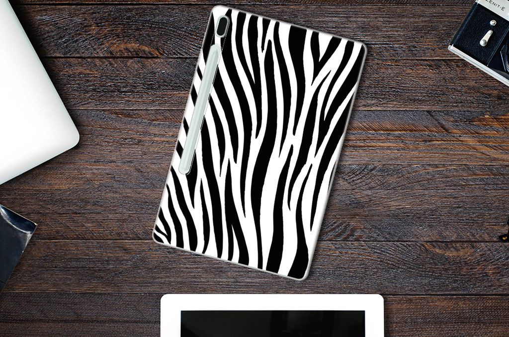 Samsung Galaxy Tab S7FE Back Case Zebra