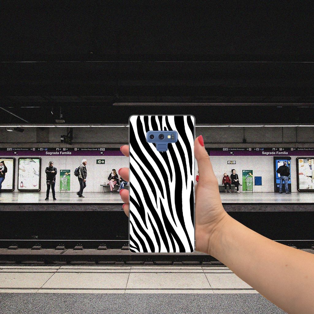 Samsung Galaxy Note 9 TPU Hoesje Zebra