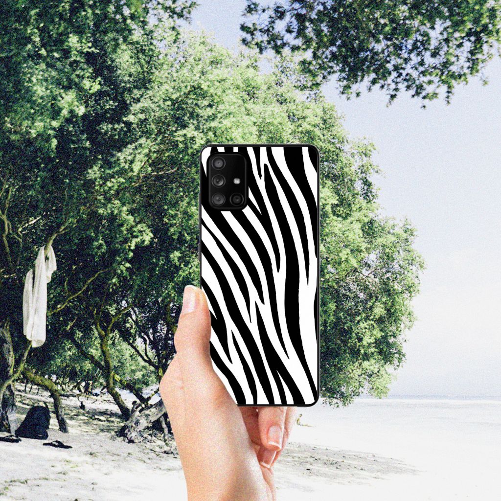 Samsung Galaxy A71 Dierenprint Telefoonhoesje Zebra