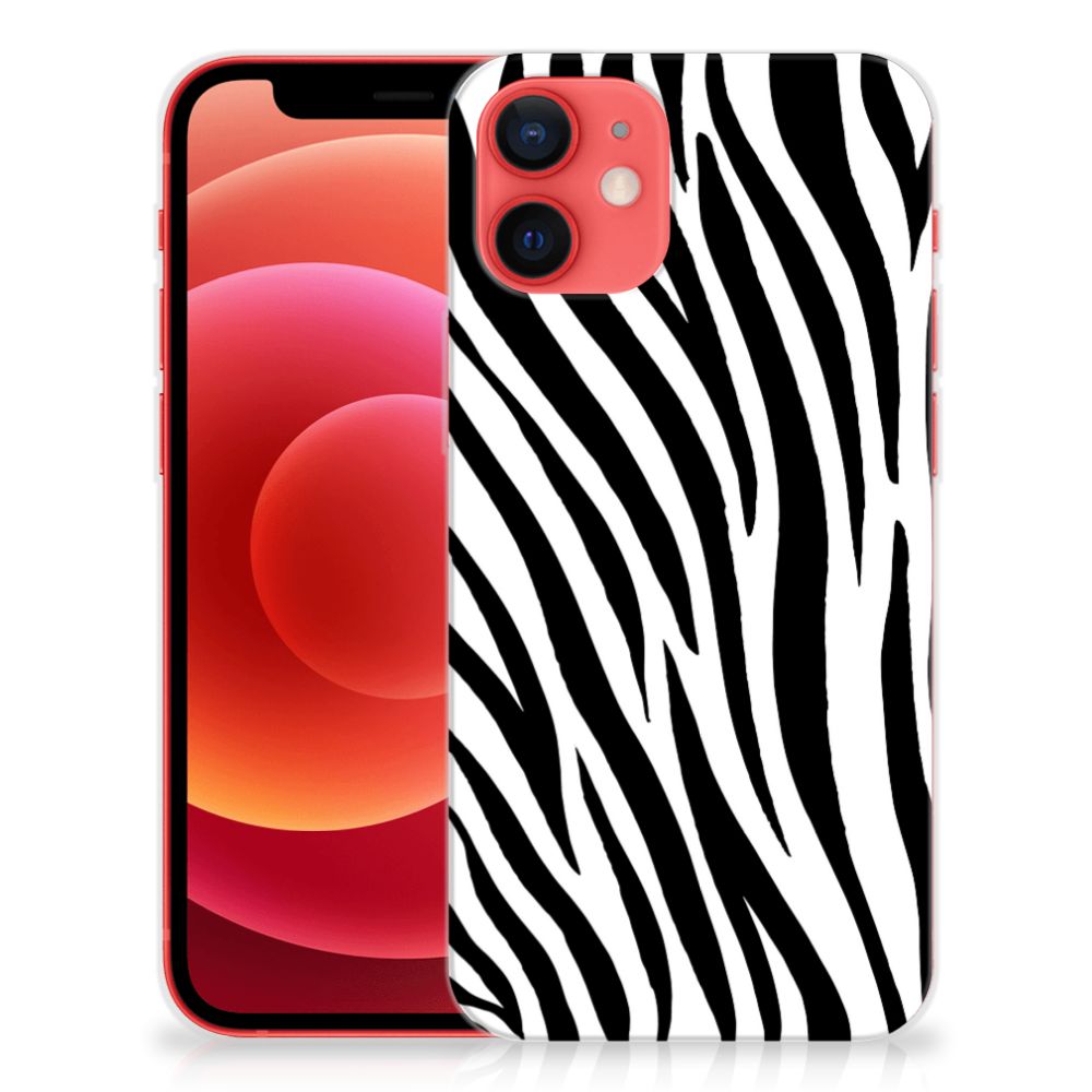 iPhone 12 Mini TPU Hoesje Zebra