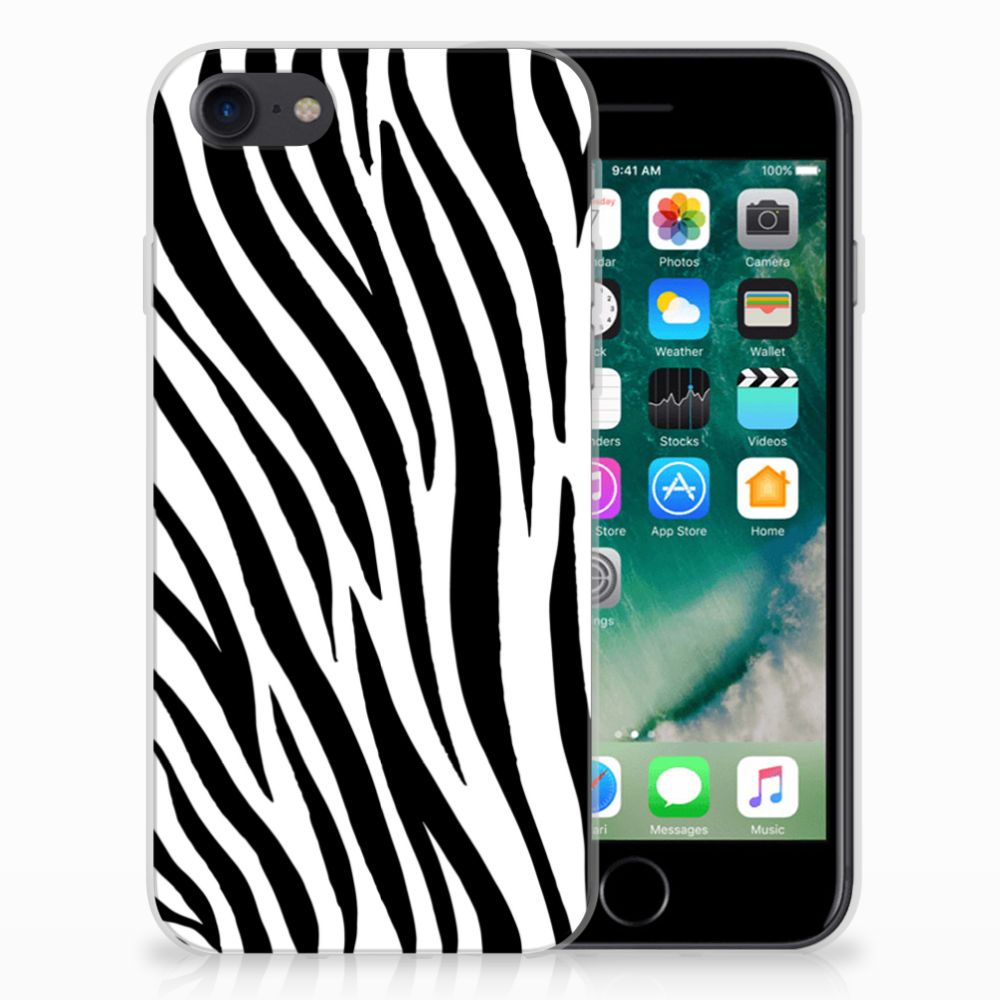 iPhone SE 2022 | SE 2020 | 8 | 7 TPU Hoesje Zebra