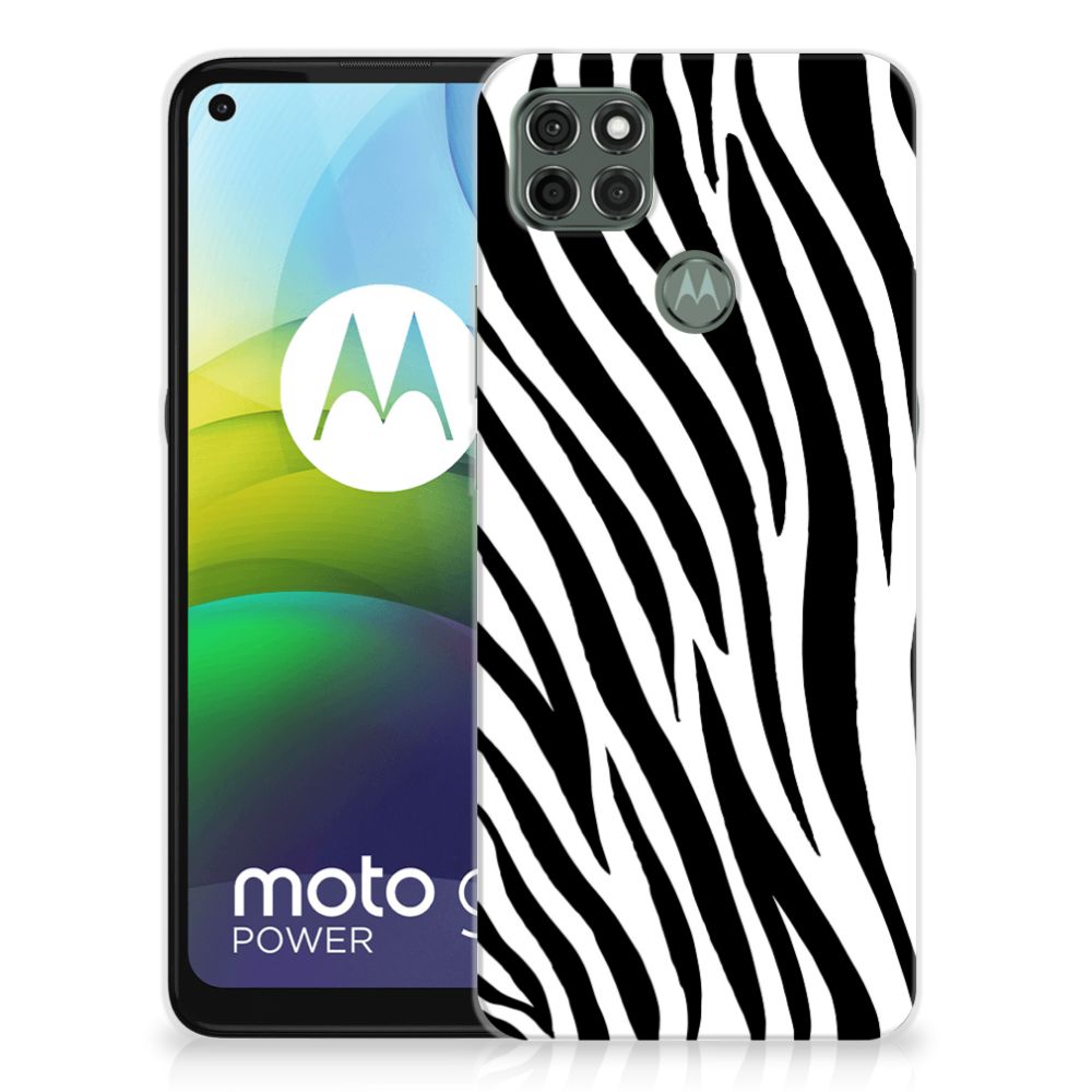 Motorola Moto G9 Power TPU Hoesje Zebra