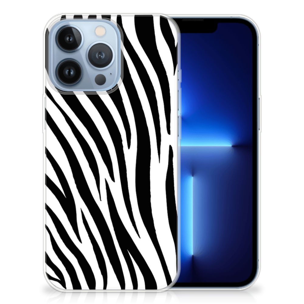 Apple iPhone 13 Pro TPU Hoesje Zebra
