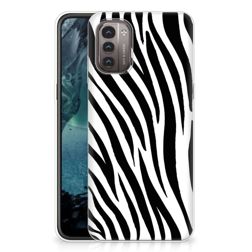 Nokia G21 | G11 TPU Hoesje Zebra