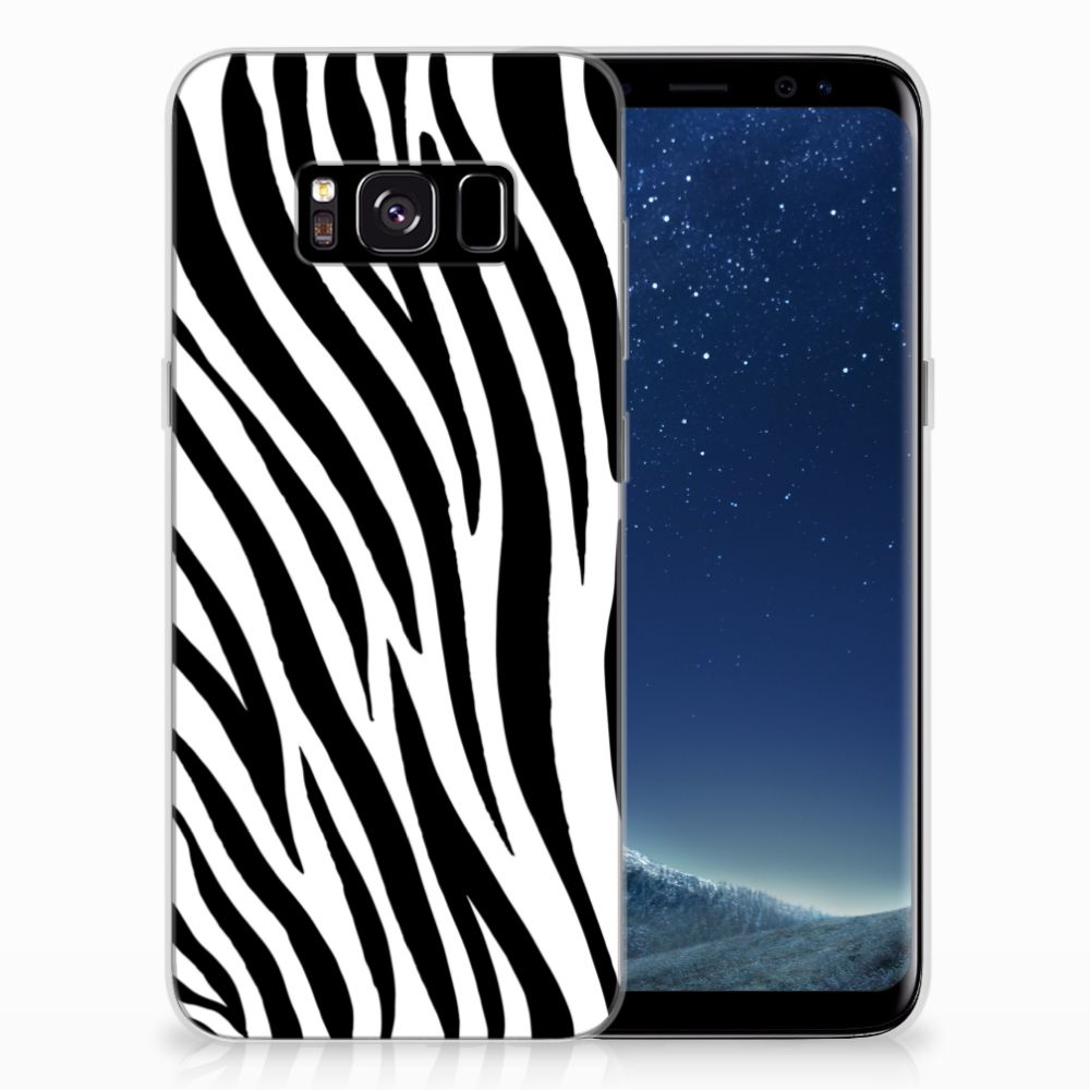 Samsung Galaxy S8 TPU Hoesje Design Zebra