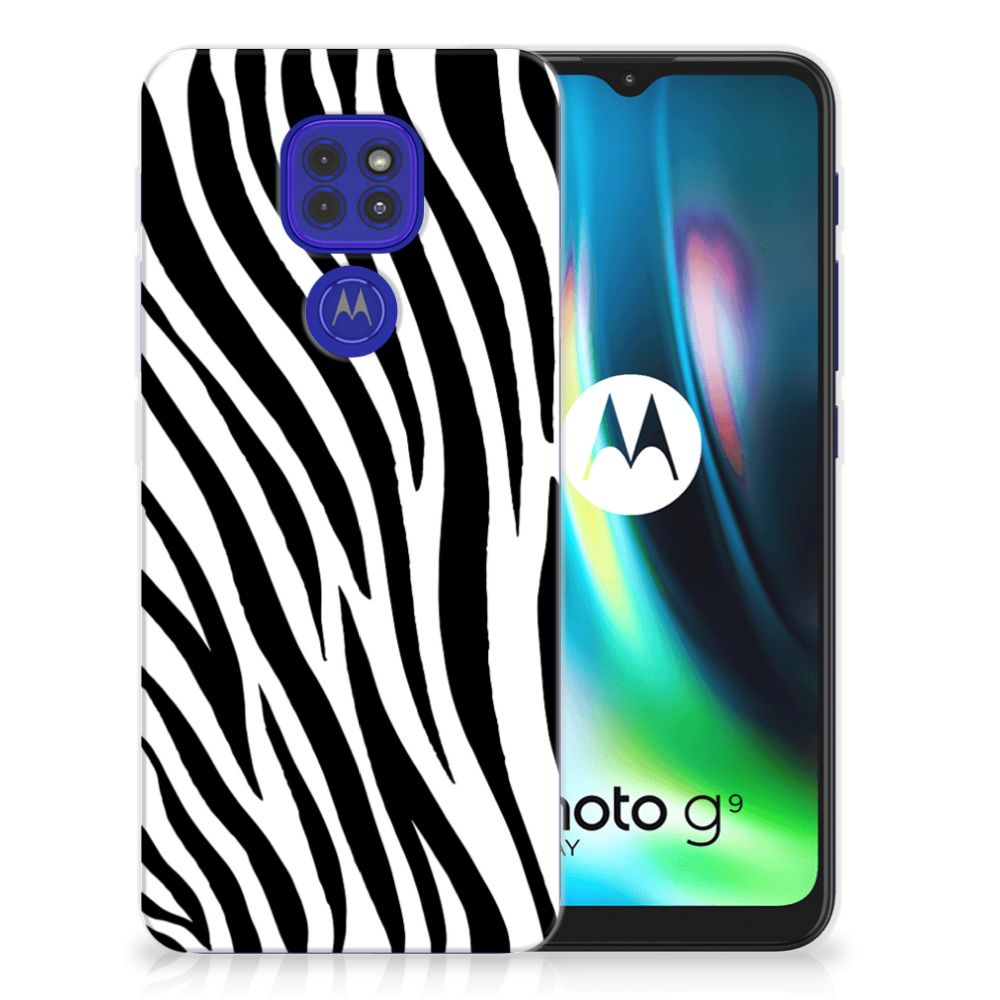 Motorola Moto G9 Play | E7 Plus TPU Hoesje Zebra