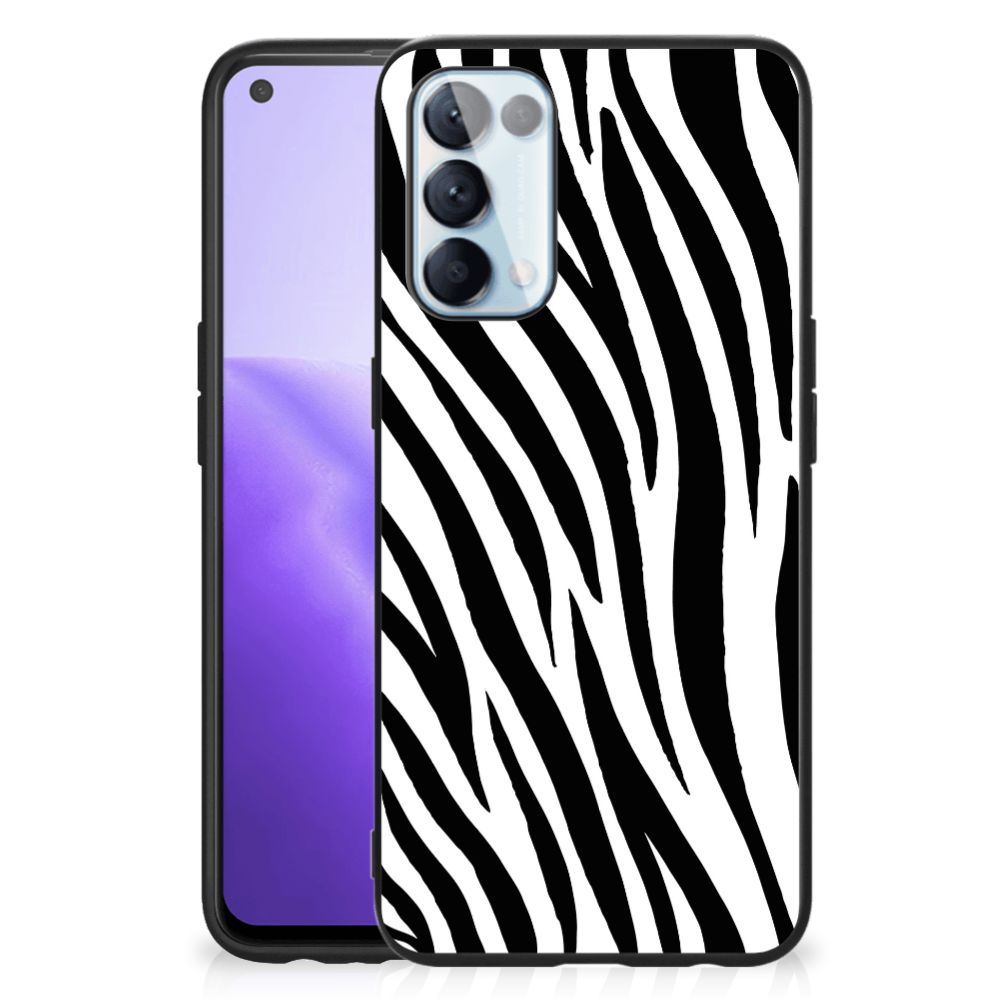 OPPO Reno5 5G | Find X3 Lite Dierenprint Telefoonhoesje Zebra