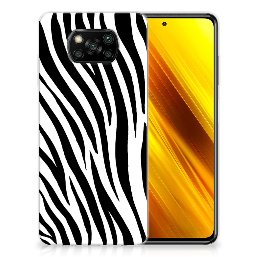 Xiaomi Poco X3 | Poco X3 Pro TPU Hoesje Zebra