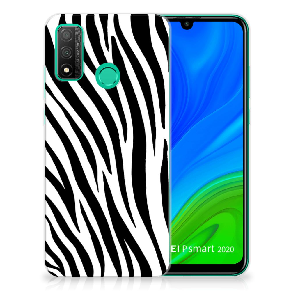 Huawei P Smart 2020 TPU Hoesje Zebra