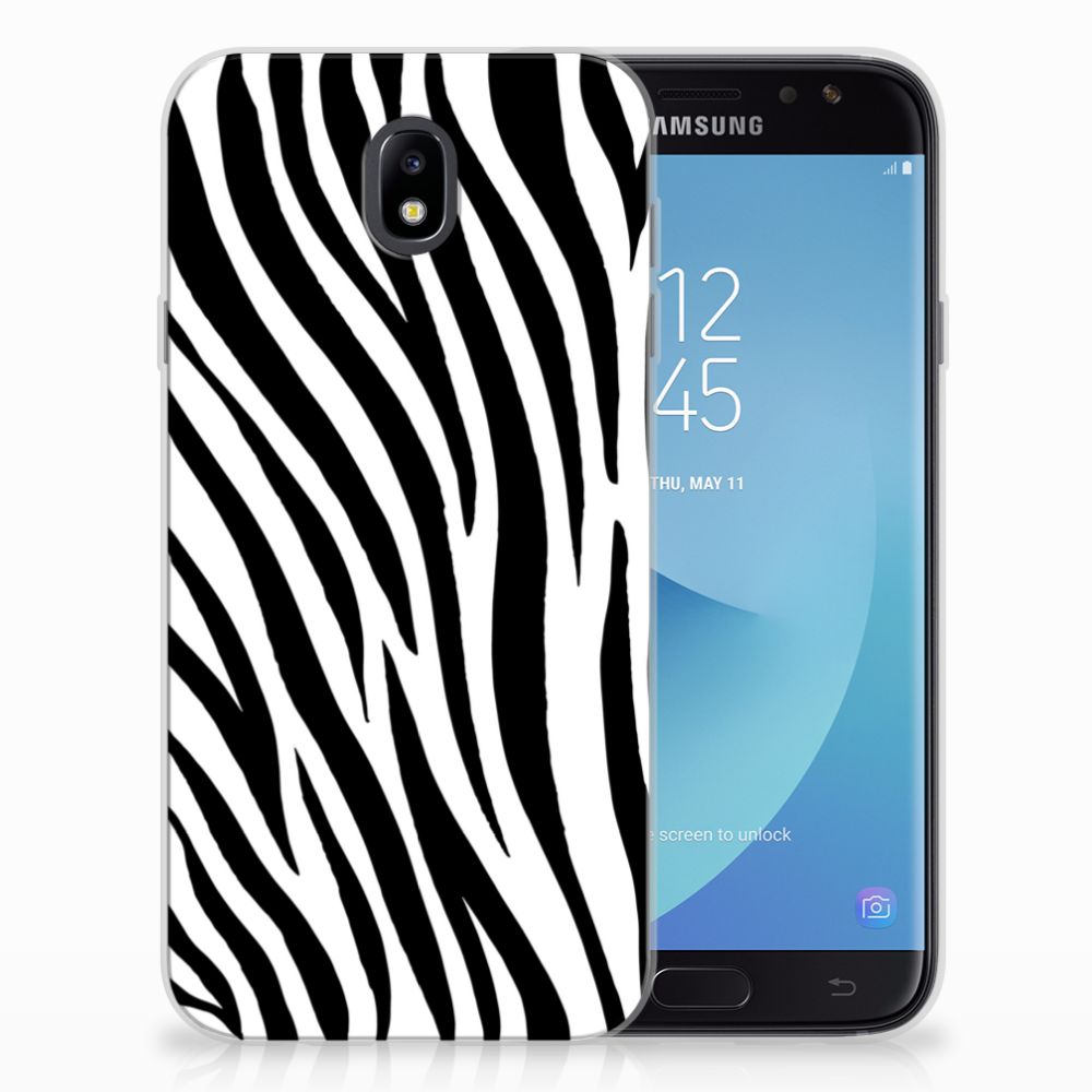 Samsung Galaxy J7 2017 | J7 Pro TPU Hoesje Zebra