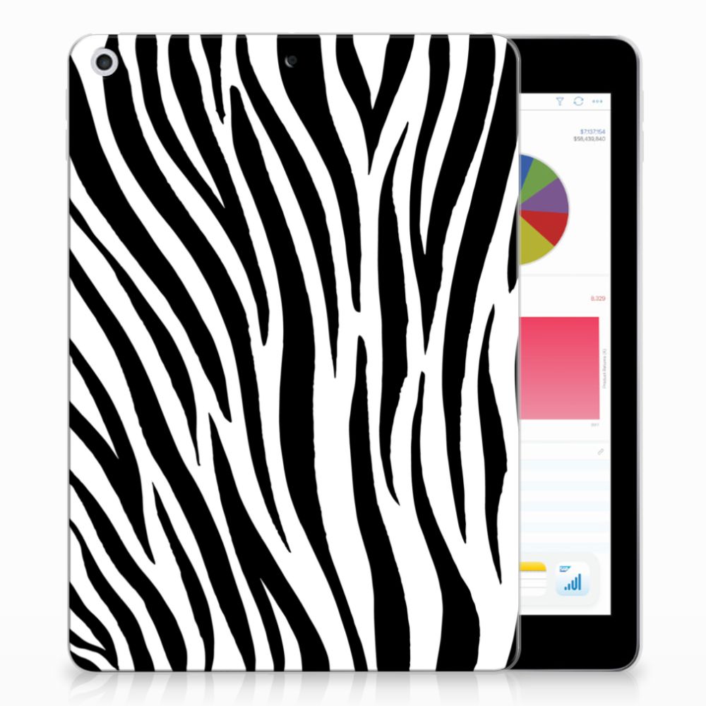 Apple iPad 9.7 2018 | 2017 Tablethoesje Design Zebra