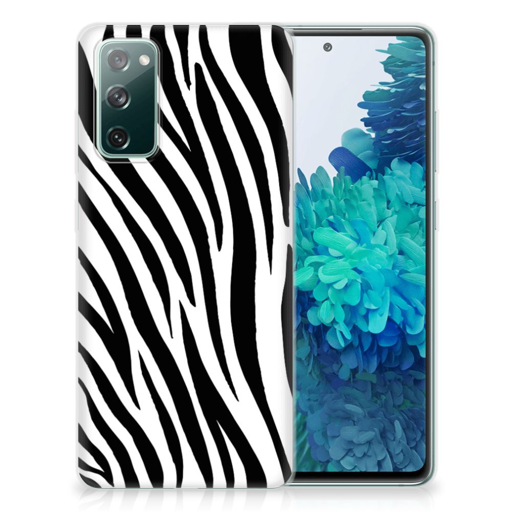 Samsung Galaxy S20 FE TPU Hoesje Zebra