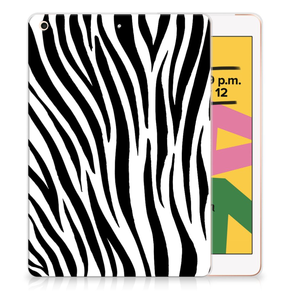 Apple iPad 10.2 (2019) Back Case Zebra
