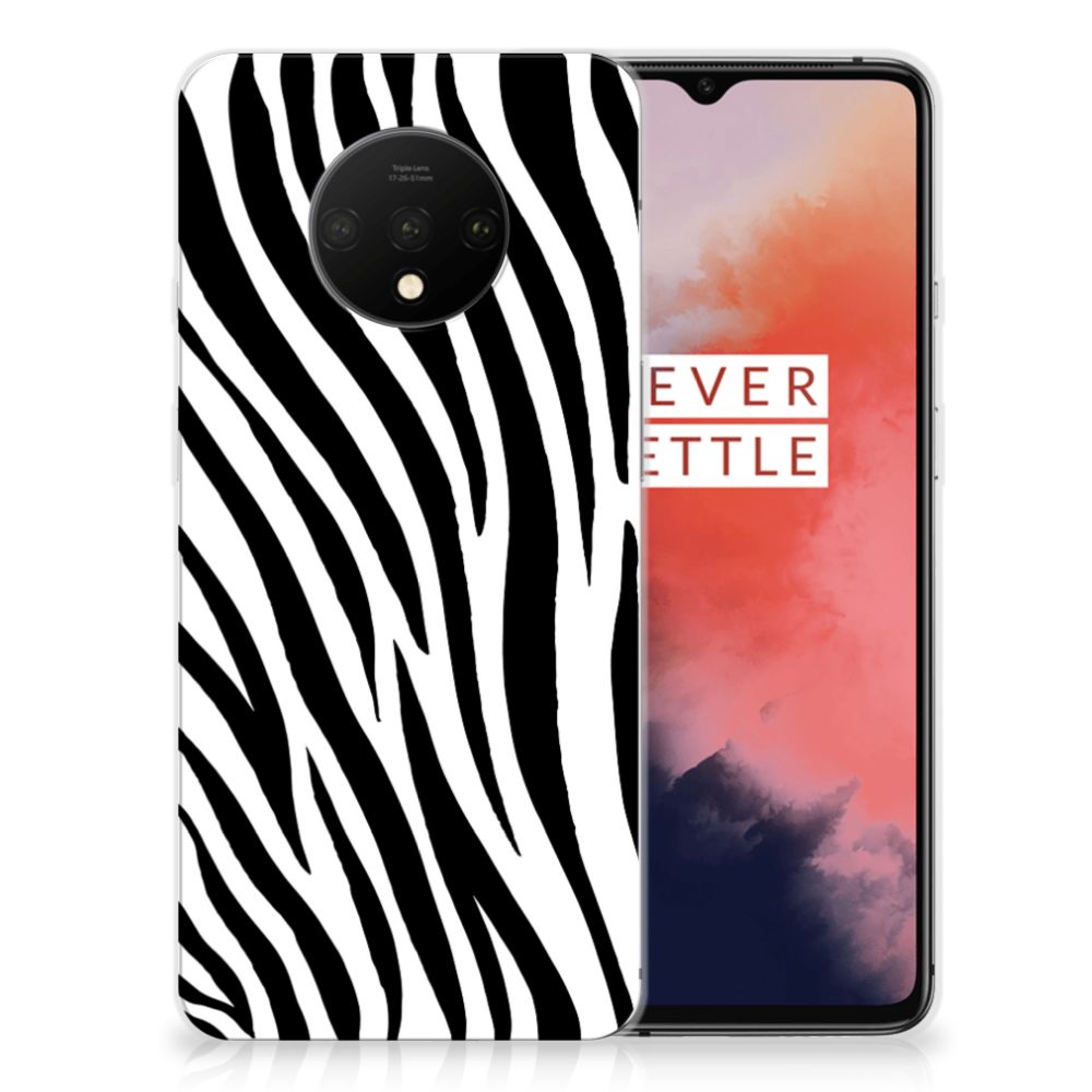 OnePlus 7T TPU Hoesje Zebra