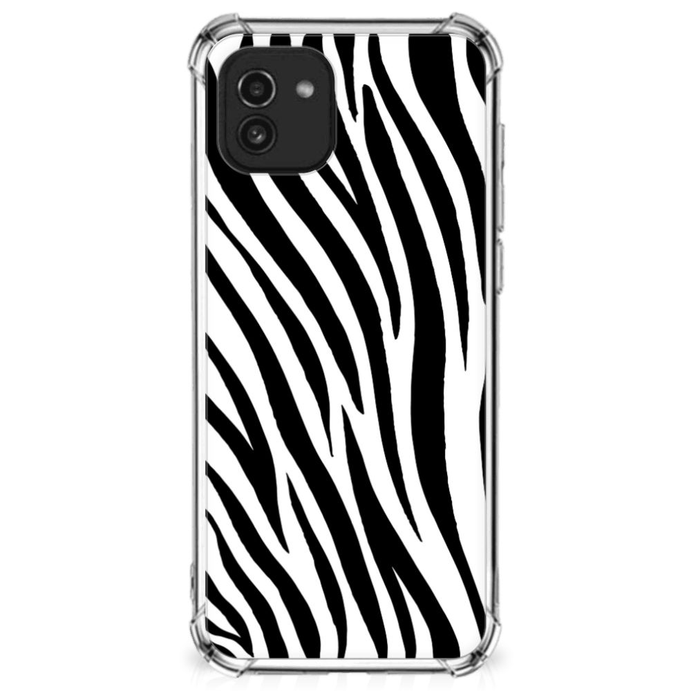 Samsung Galaxy A03 Case Anti-shock Zebra