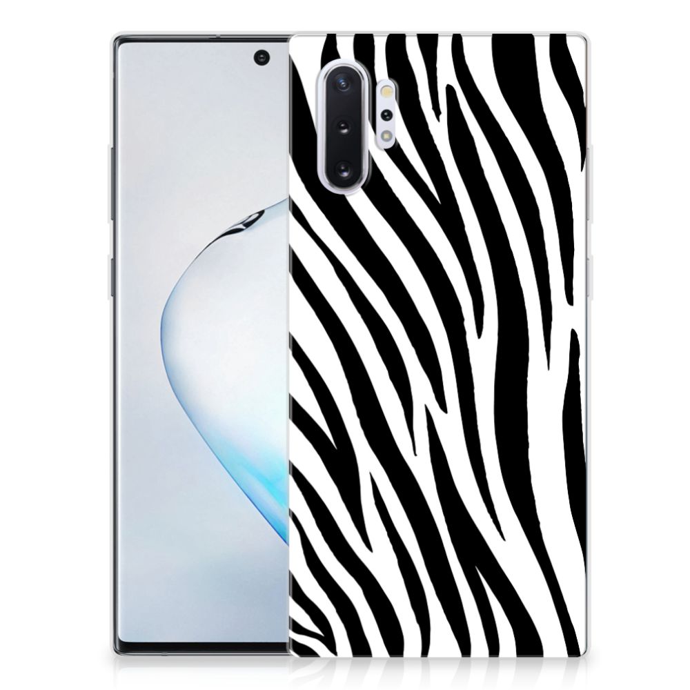 Samsung Galaxy Note 10 Plus TPU Hoesje Zebra