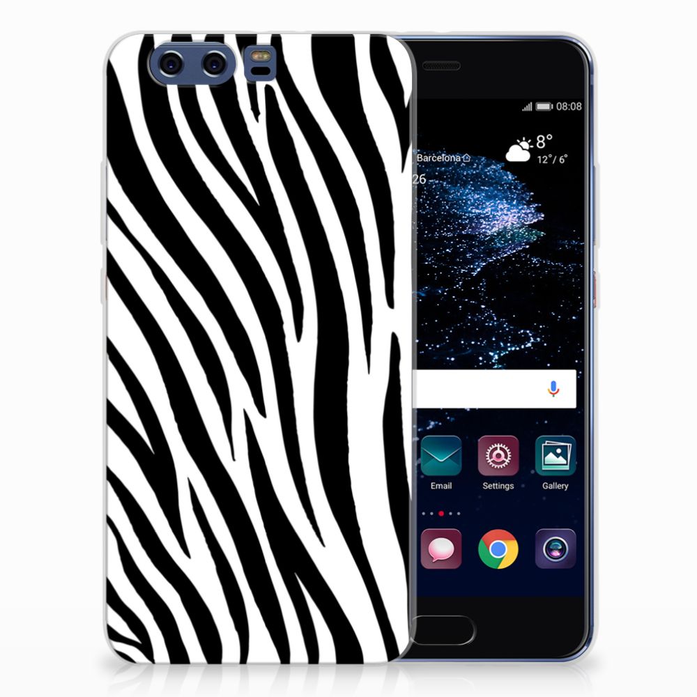 Huawei P10 Plus TPU Hoesje Zebra